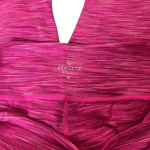 Athleta Chaturanga Space Dye Capri Pants Pink Size Medium - Picture 8 of 11